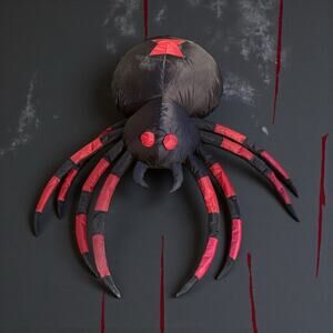 4 FOOT LONG Halloween Inflatable Spider Outdoor Yard Decoration Blowup Air Blown